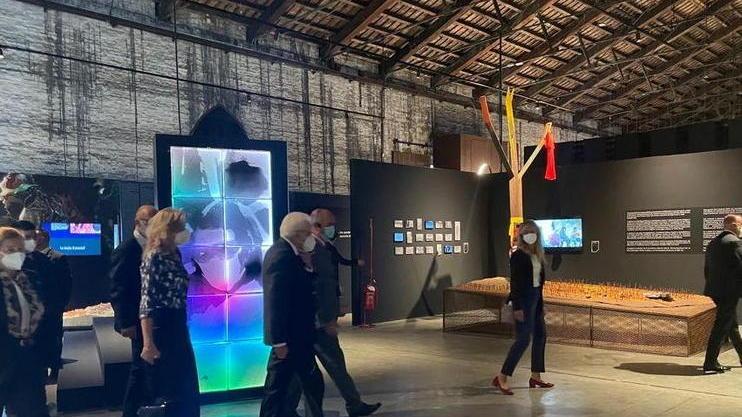 Un momento storico: il presidente Mattarella al Laboratorio Peccioli