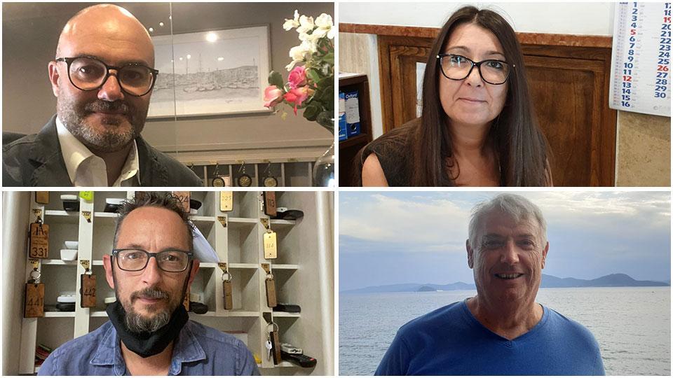 Valerio Forconi, Roberta Bufalini, Andrea Balzini e Alberto Mariani