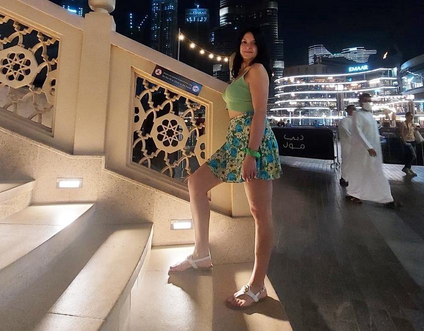 Giulia Pagliai è già arrivata negli Emirati Arabi : lavorerà al padiglione italiano dell’Expo 2020