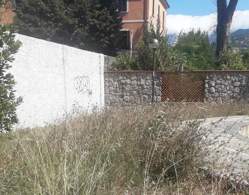 Piazza e parco Quercioli: erba alta, tanta sporcizia e una latrina cielo aperto 