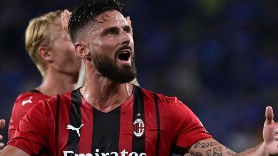 Allarme al Milan, Giroud è positivo al Covid