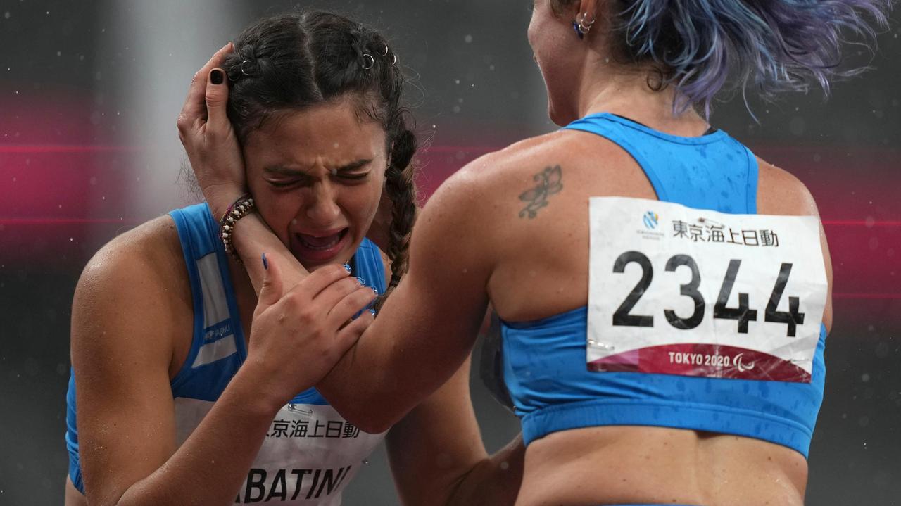 Le lacrime di Ambra Sabatini