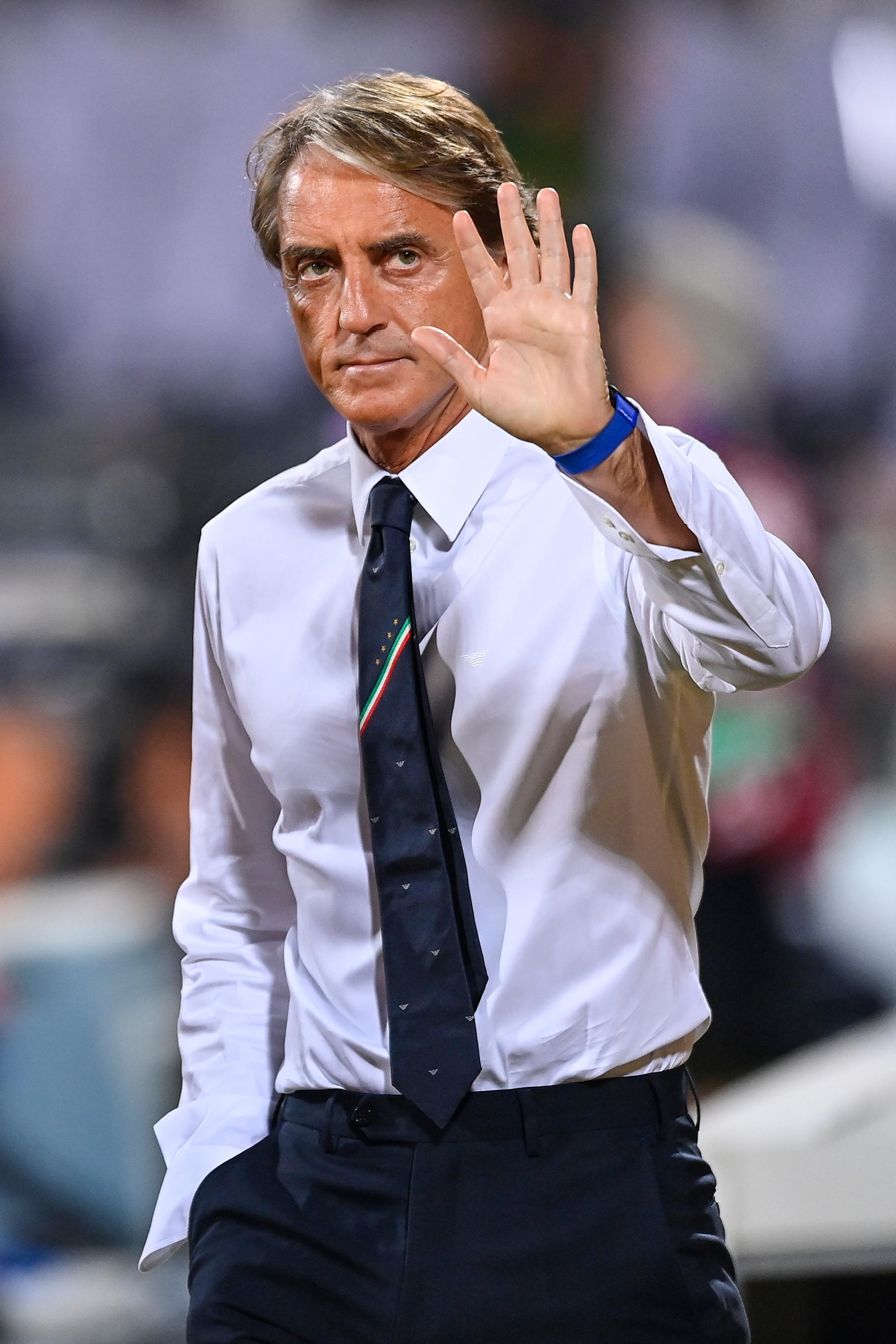 Roberto Mancini, citi azzurro