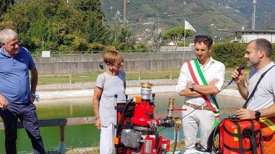 Servizio antincendio: nuova pompa con vasca