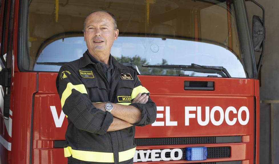Modena, il nuovo comandante: «Siate vigili del fuoco sempre: nel lavoro e anche nella vita» 