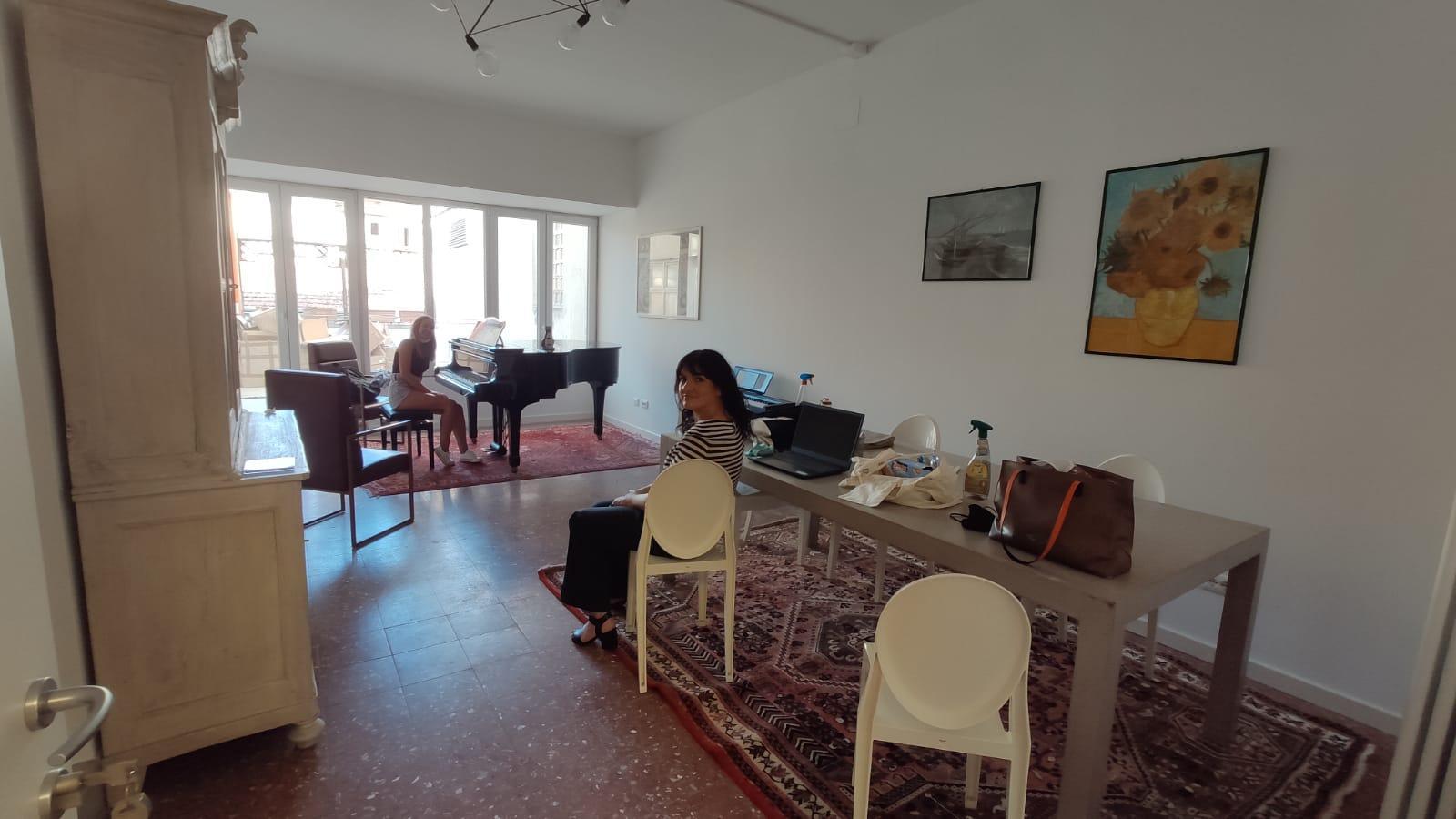 uno degli spazi per le lezioni di musica
