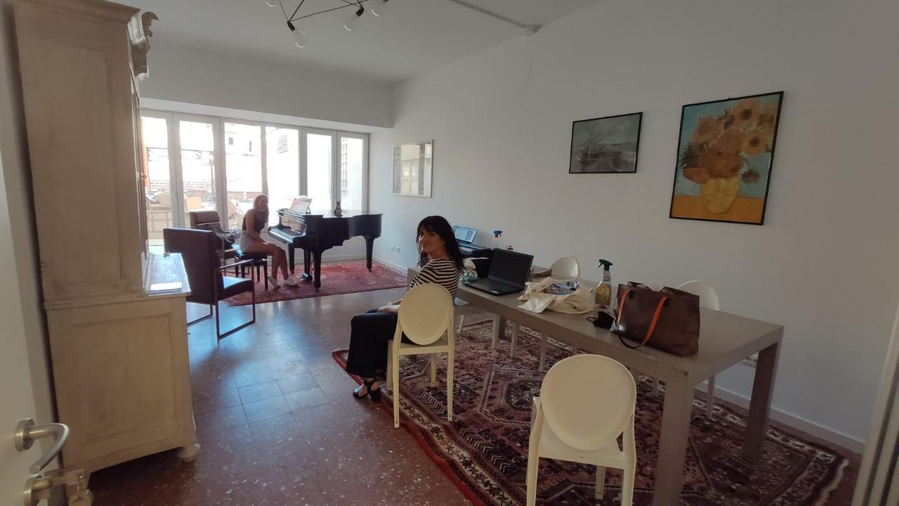 uno degli spazi per le lezioni di musica