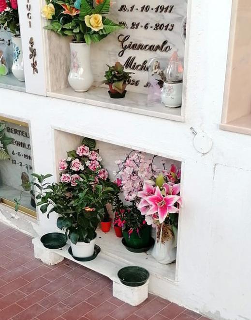 Portomaggiore, ladri di fiori e piante ancora in azione dentro al cimitero 