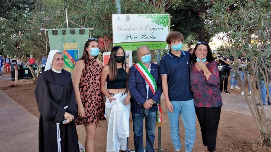 I giardini fanno memoria L’area verde di Carpani intitolata a Piero Paolini