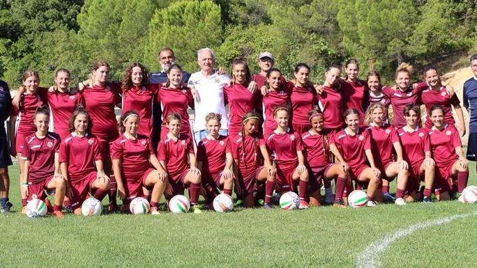 Sono due gli allenamenti al giorno per le 26 giovanissime del Livorno in ritiro una settimana a Monteverdi