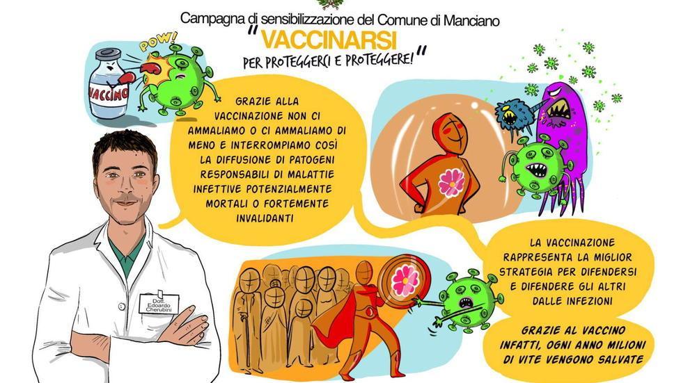 Campagna vaccinazioni Pronta la terza vignetta
