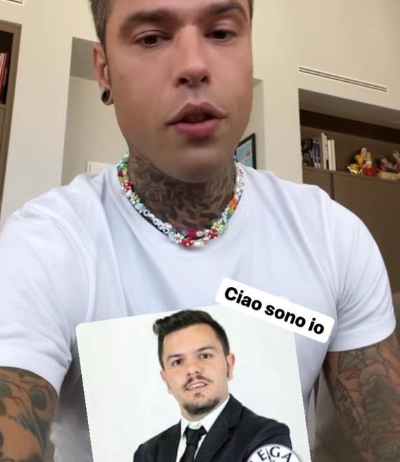 Rinaldi lo querela Fedez replica al leghista tramite Instagram