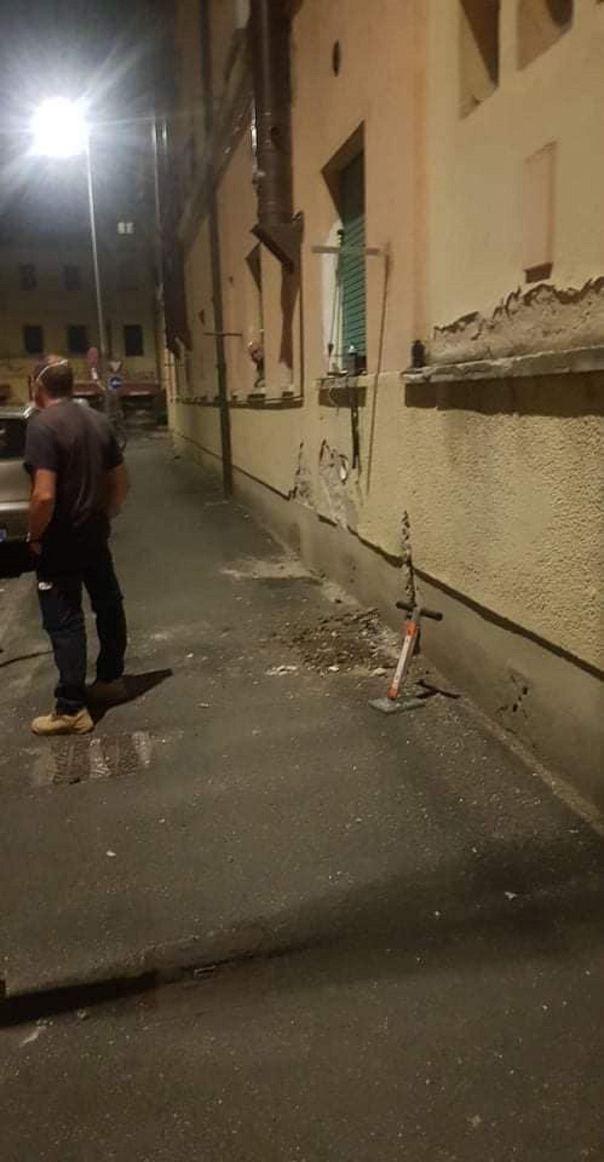 La perdita di gas alla Guglia