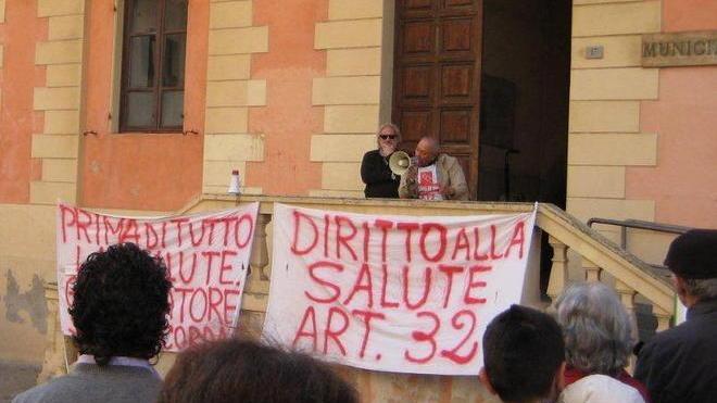 Un nuovo sit-in di protesta a difesa della sanità elbana