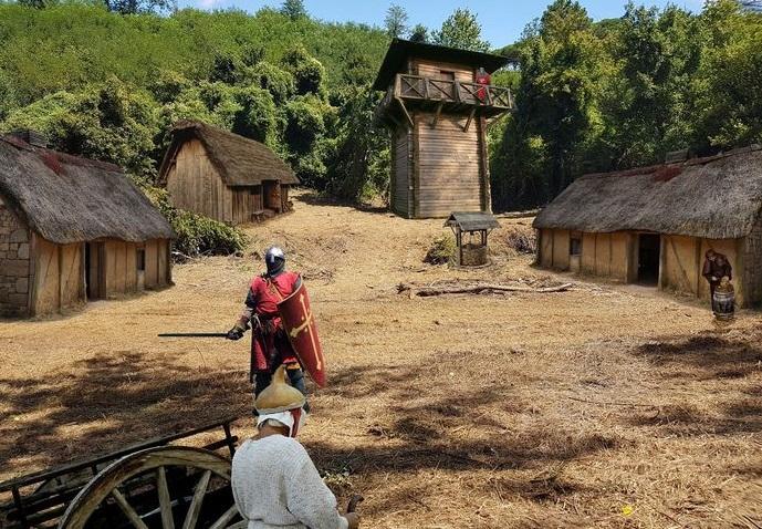 Il rendering di come diventerà il parco di Montalto