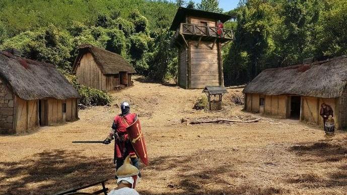 Il rendering di come diventerà il parco di Montalto