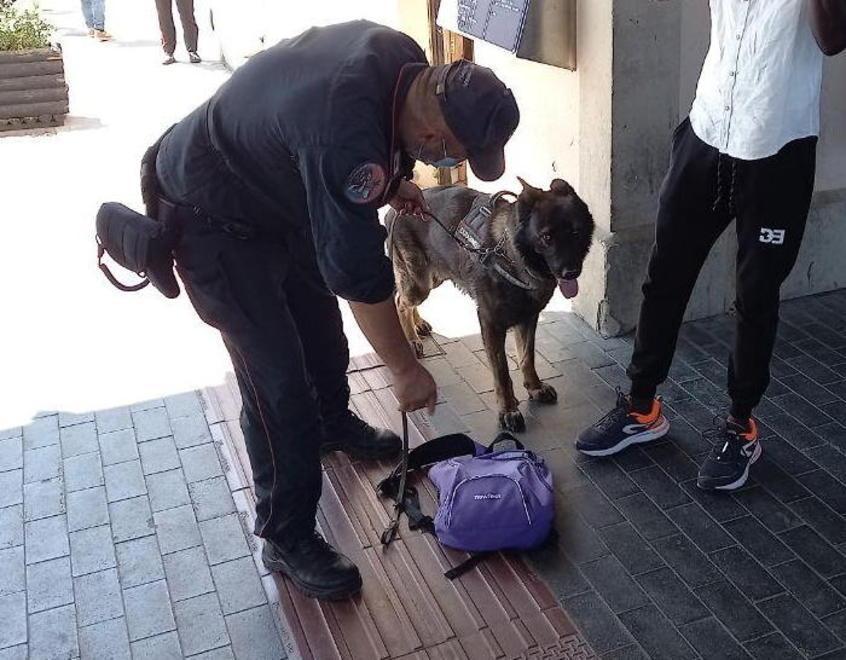Nascondeva la droga sotto la mascherina Scoperto e denunciato dai carabinieri 