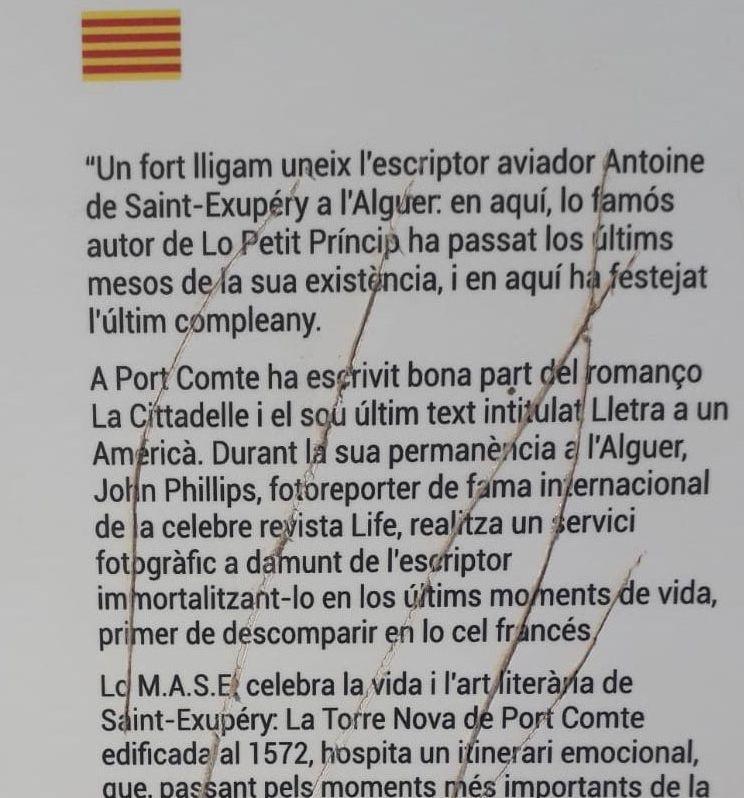 Raid vandalico contro il museo dedicato a Saint-Exupéry 