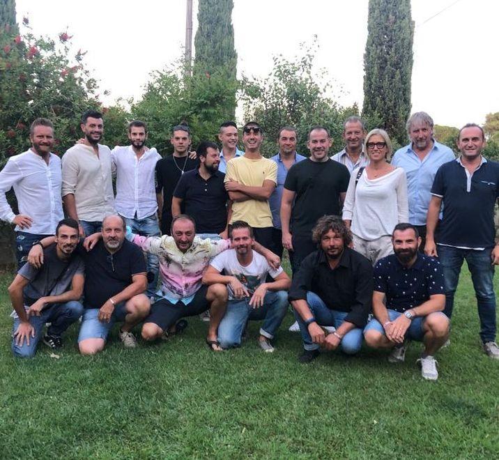 Il gruppo dei dipendenti di Elettro D che ha sede a Lavoria