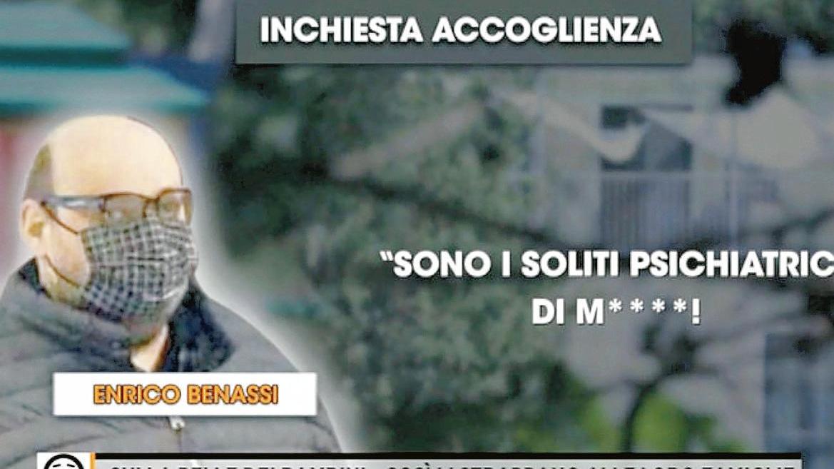 Alcune immagini della trasmissione andata in onda martedì sera