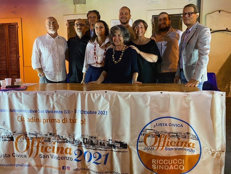 Con Officina San Vincenzo 12 candidati dal profilo civico 