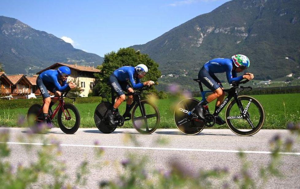 Ganna trascina il sestetto misto azzurro e dalla staffetta arriva un altro oro 