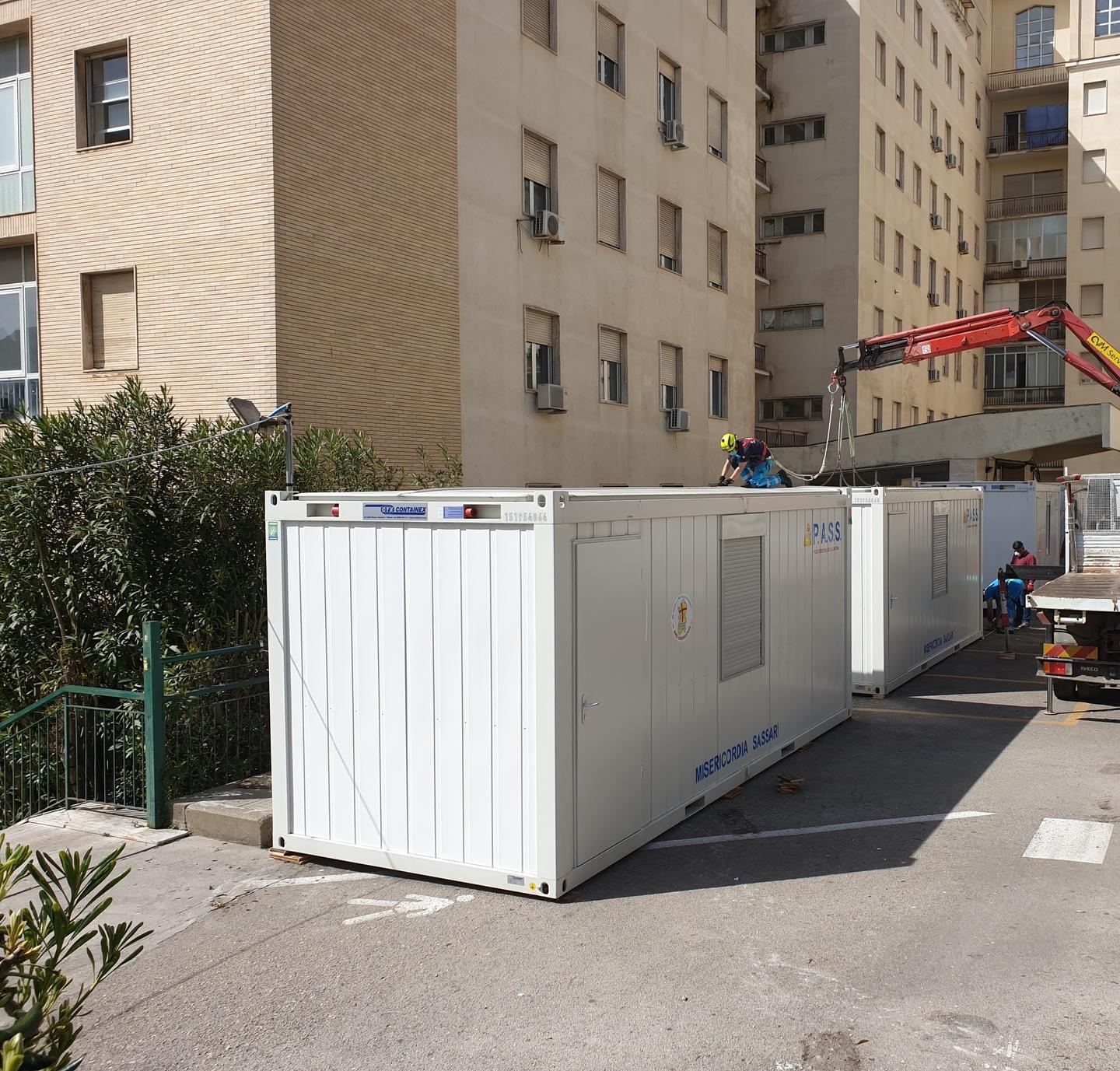 Rimossi i container dal piazzale del Pronto soccorso