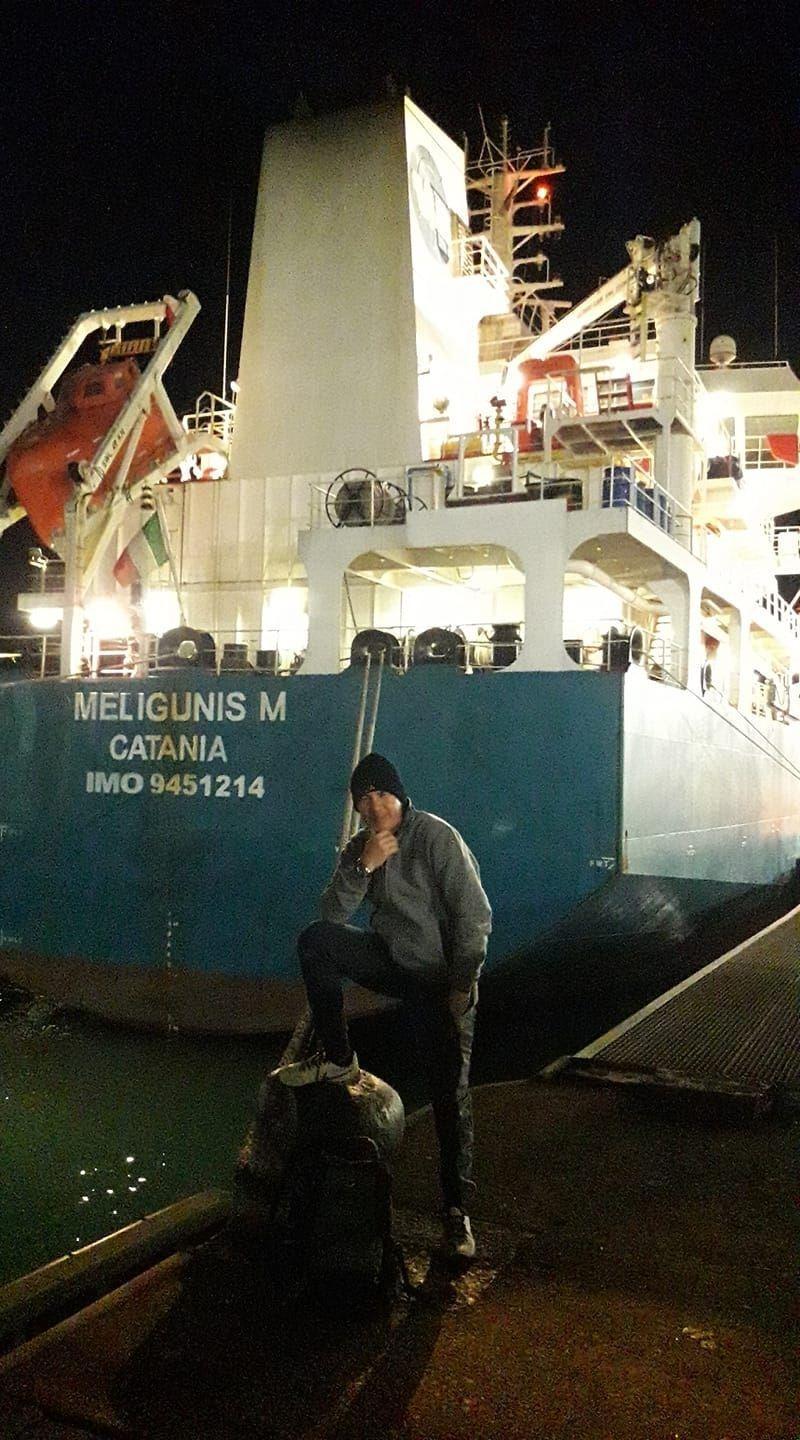 Juan Galao, il marittimo di 54 anni morto martedì scorso, davanti alla nave Meligunis