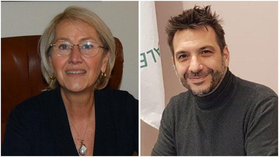 La presidente dell’Ordine dei medici, Paola Pasqualini, e il presidente dell’Ordine degli infermieri, Nicola Draoli