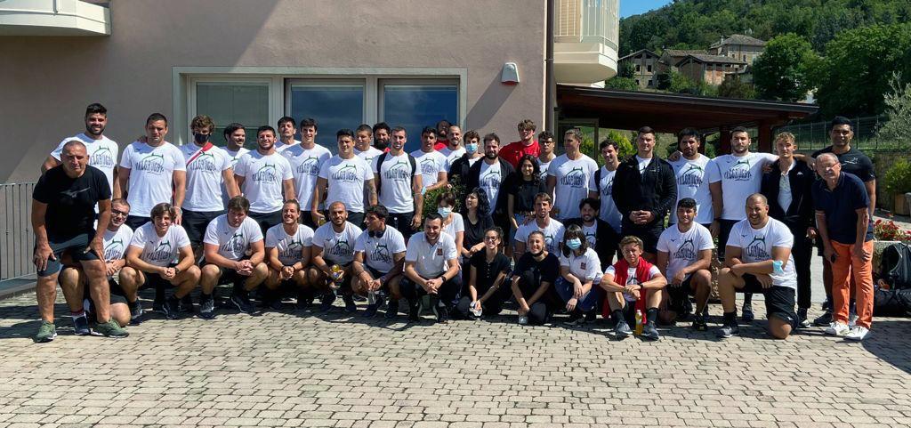 Il Valorugby durante il ritiro pre-campionato a Carpineti