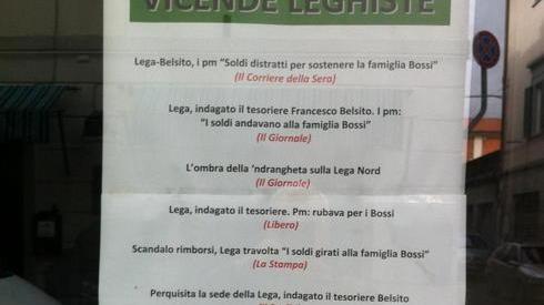 Un volantino di sfottò scatena la guerra politica