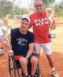 Il tennis in carrozzina si fa in quattro 