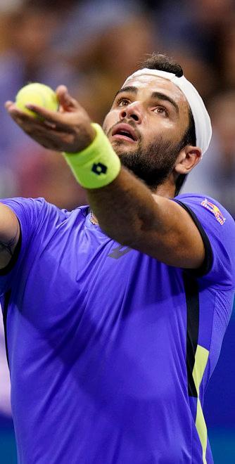 Berrettini, che primo set poi Djokovic si scatena e si prende la semifinale 
