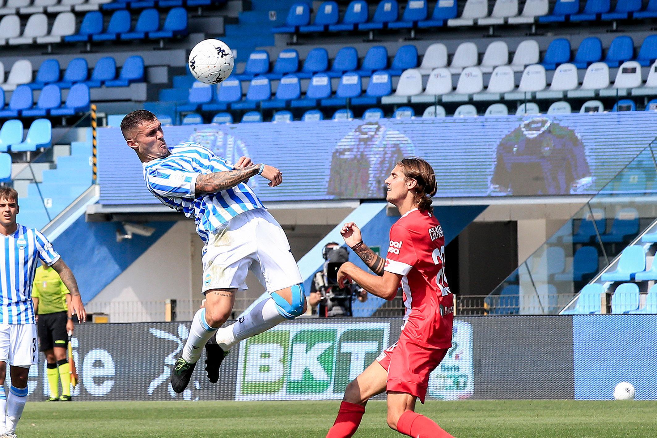 Una Spal alla pari. Contro il Monza un tempo a testa 