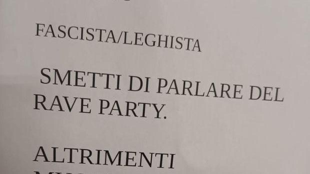 Minacce al sindaco: «Se parli del rave ti ammazziamo»