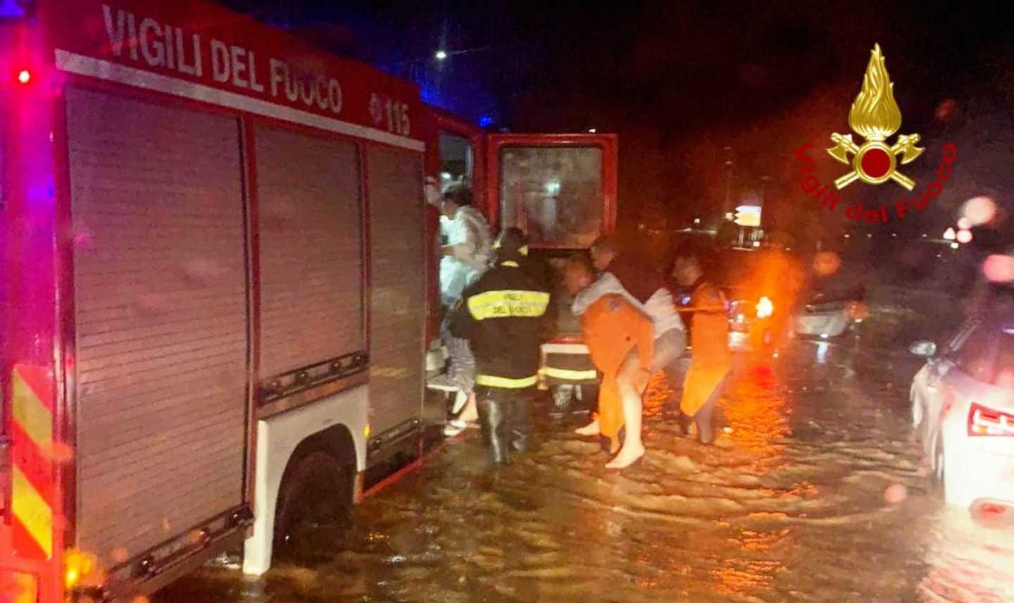 Cagliari e Olbia sott’acqua Allerta sino a mezzanotte 