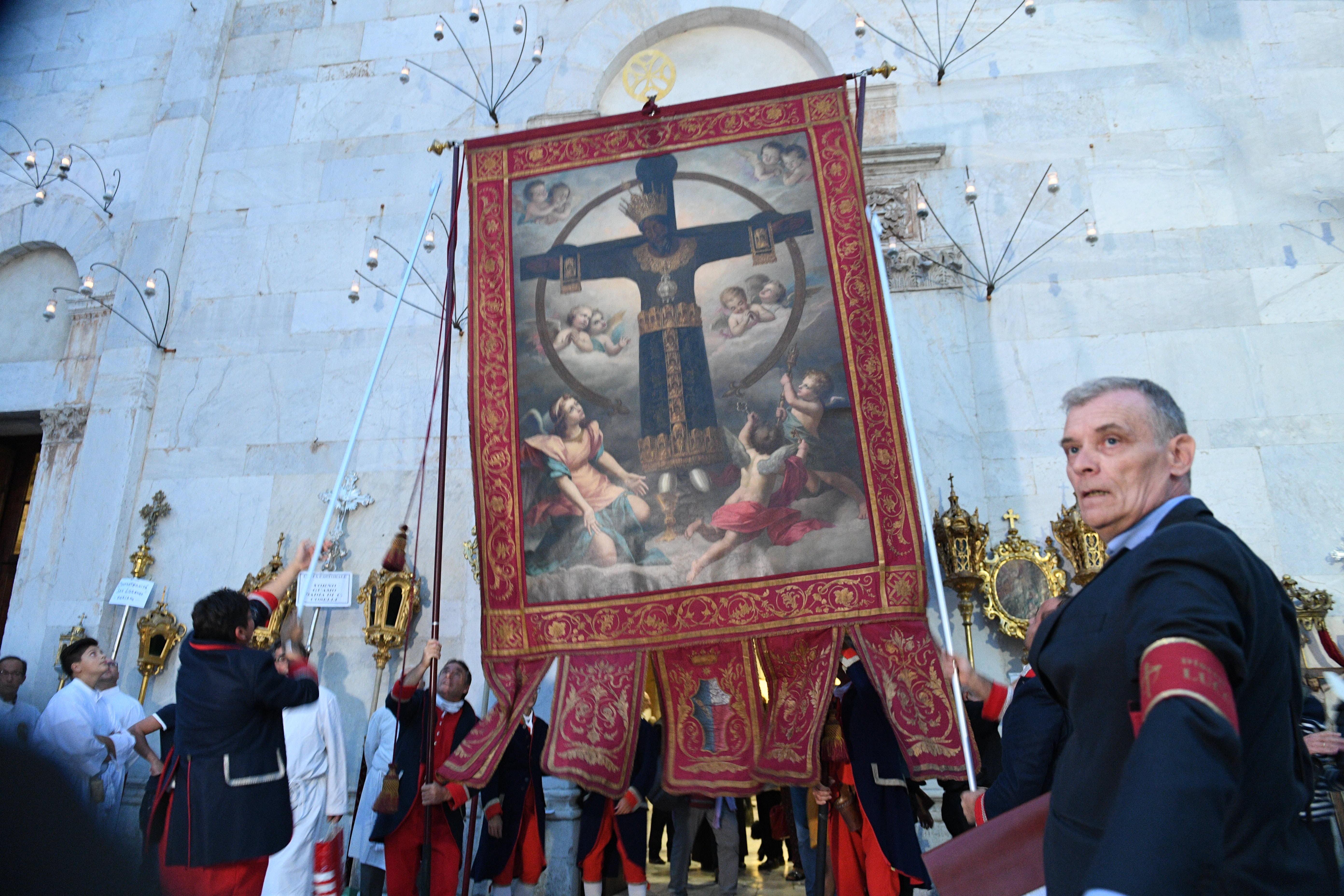 Un momento della processione (anno 2017)