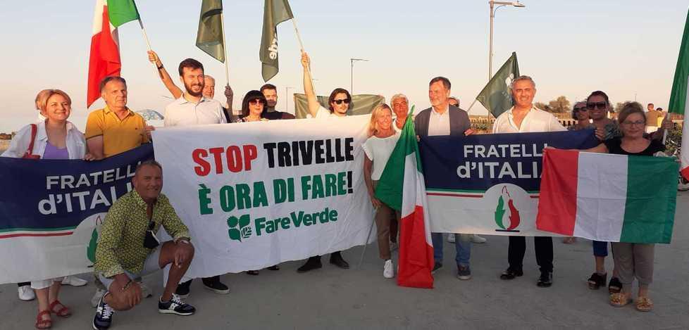 Fare Verde e FdI contro le trivelle «Troppi rischi» 