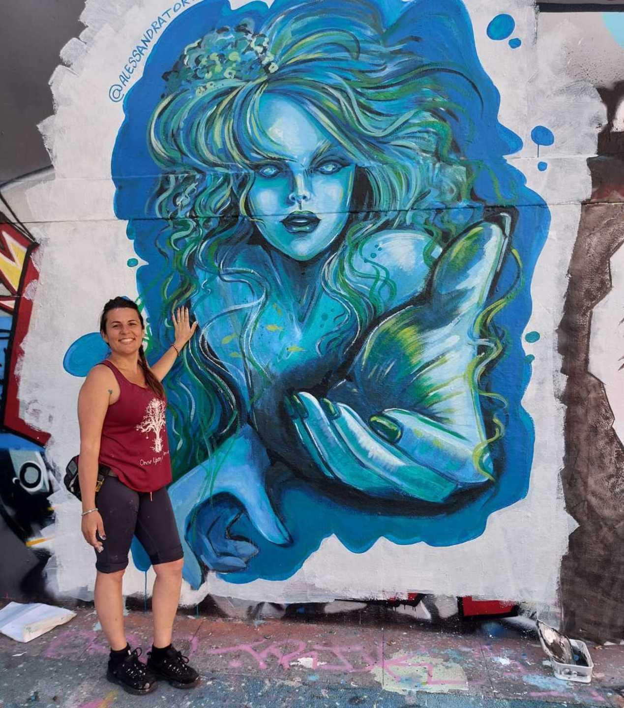 Street art quel filo rosso che unisce Olbia a Londra 