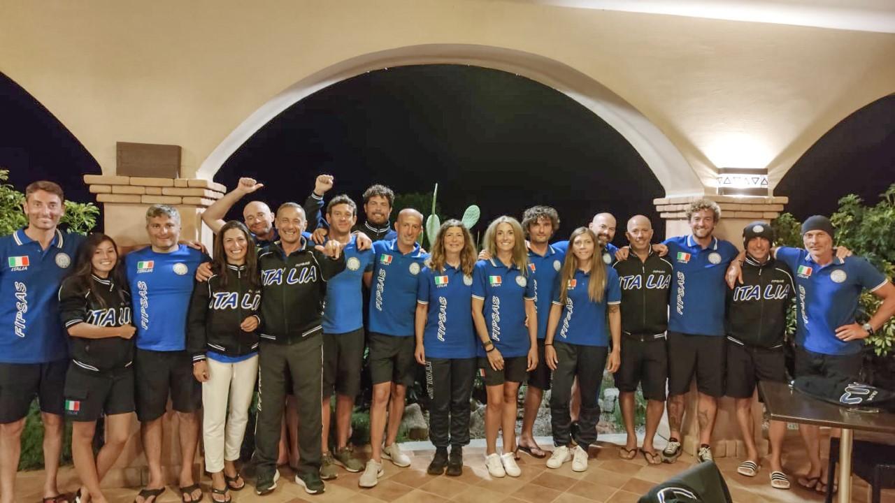 La delegazione dell'Italia presente ai mondiali