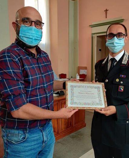 Una targa ricordo per il tenente Maccioni 