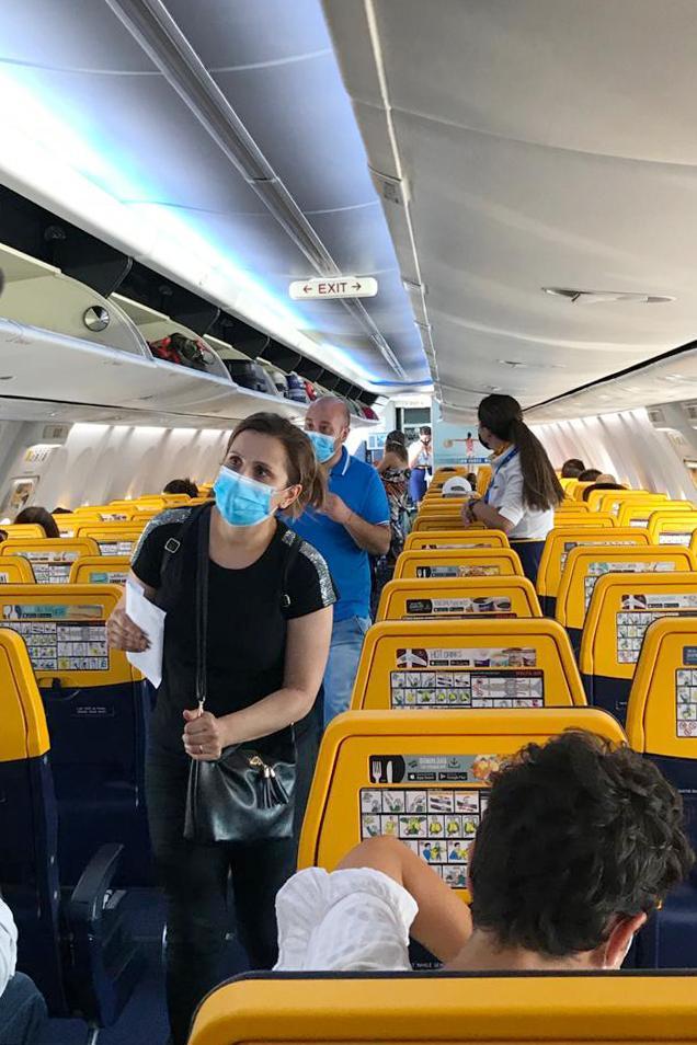 Un volo in partenza dall'aeroporto Marconi