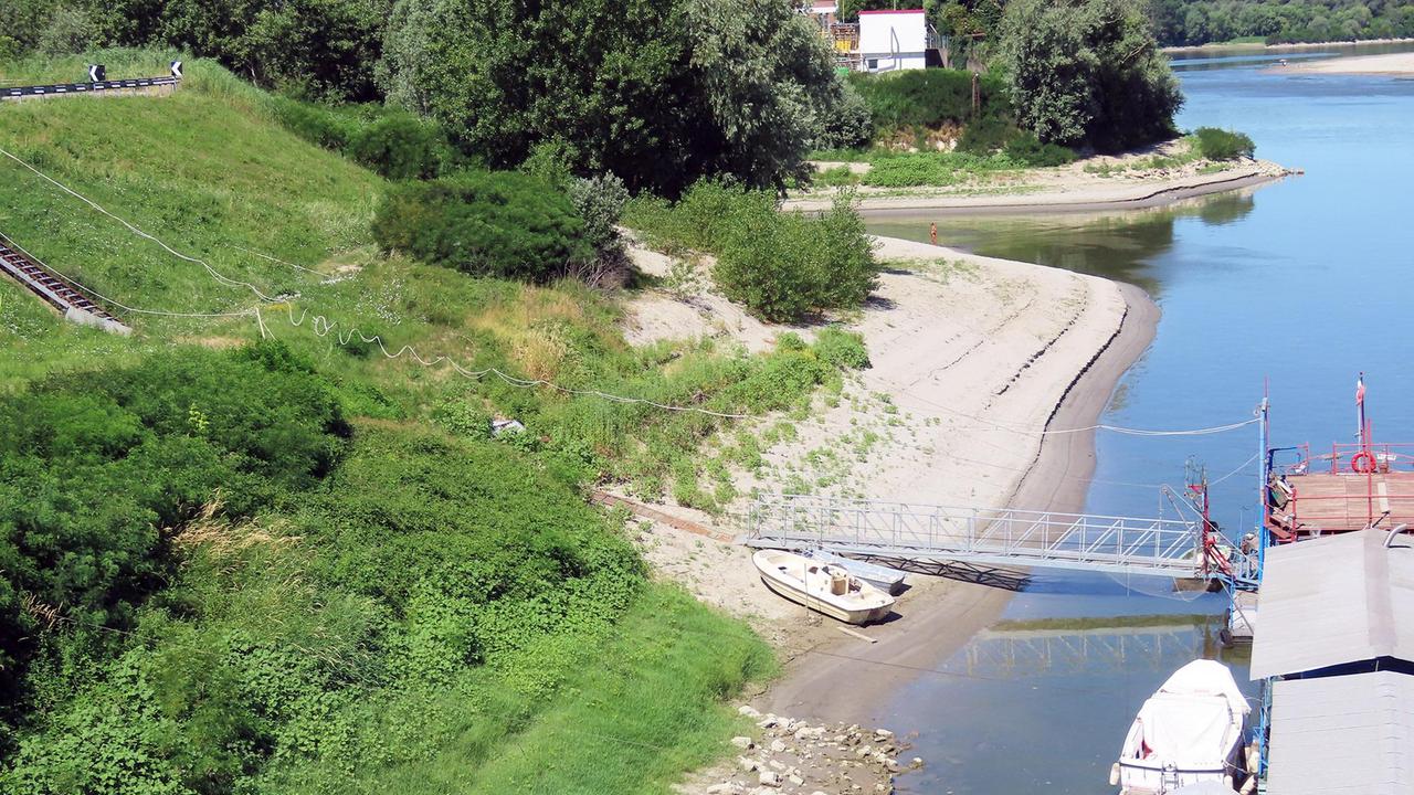 Il Po in secca è l'immagine del rischio aridità