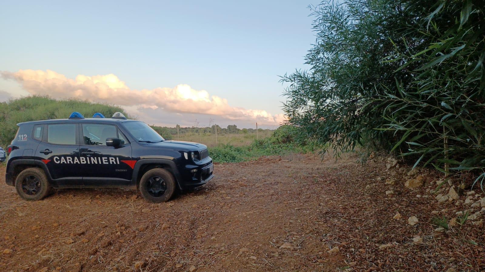 Il luogo del ritrovamento del cadavere di Antonietta Canu