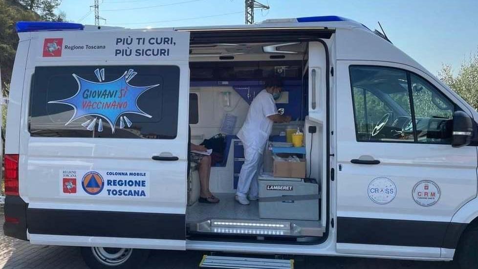 Arriva il camper della Regione per far crescere i vaccinati