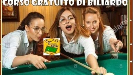 A Rosignano corso di biliardo «solo per le donne»: iniziativa e volantino fanno discutere