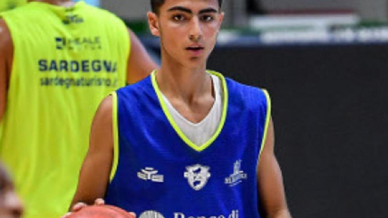 Luca Sanna in campo domenica all’All Star Game Next Gen di Bologna