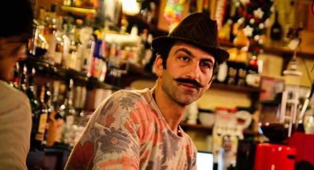 Luigi Ambrosio, 41 anni, al Caffè Ricasoli