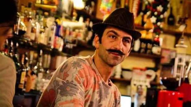 Luigi Ambrosio, 41 anni, al Caffè Ricasoli