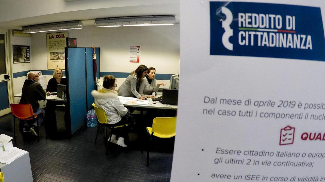 Reddito o pensione di cittadinanza oltre 50mila le famiglie assistite